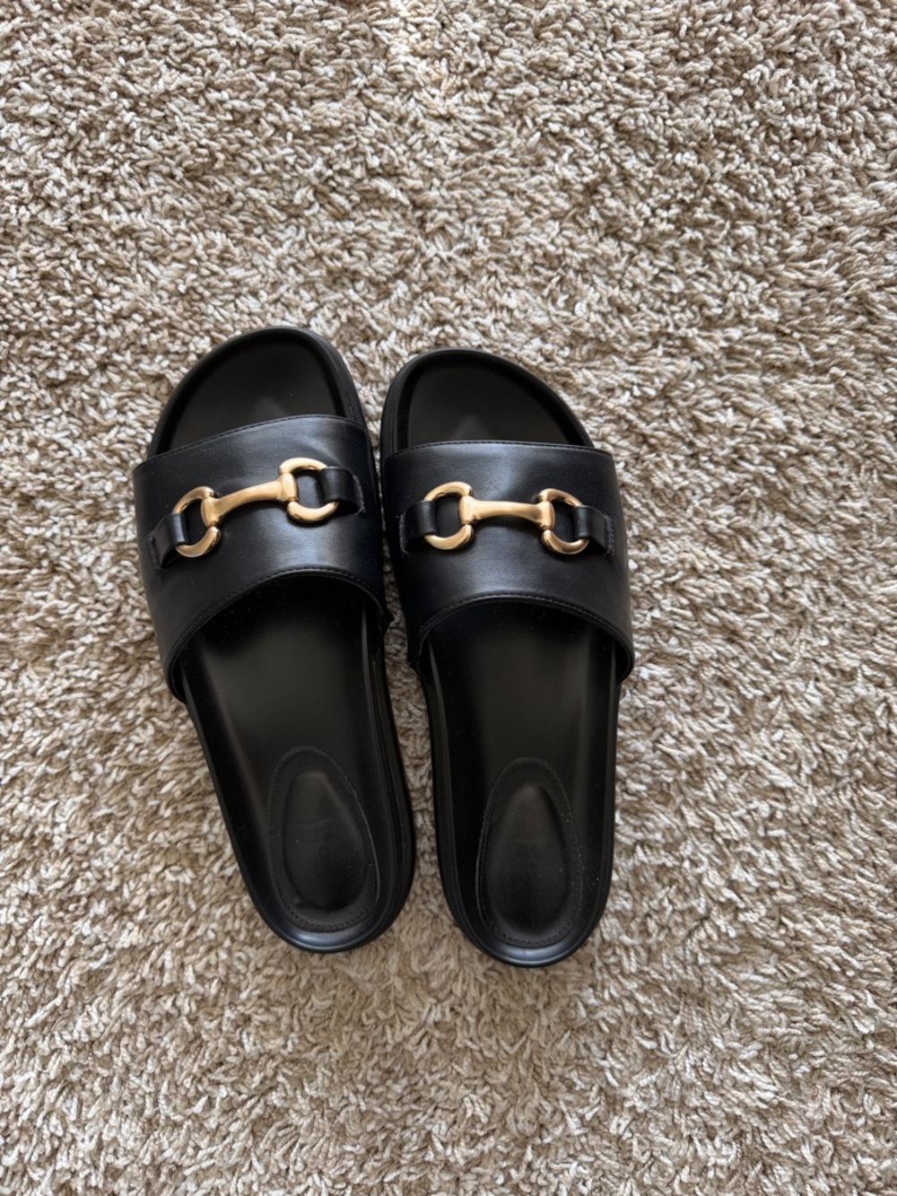 Black sandals